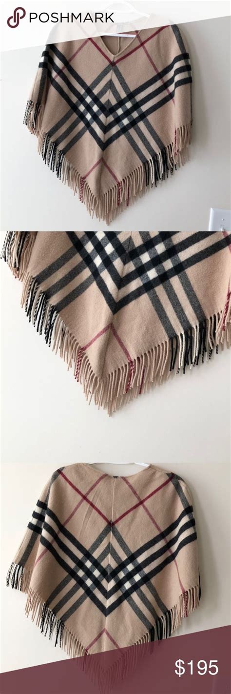 how to authentic burberry poncho.